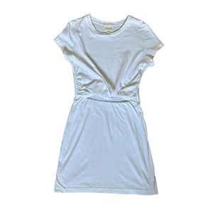 Silence + Noise T-Shirt Dress in White